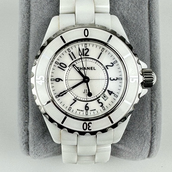 CHANEL Accessories - CHANEL J12 White Ceramic Watch Preloved